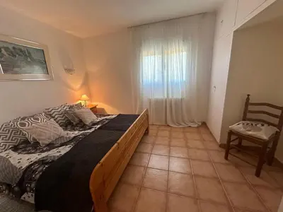 Cama o camas de una habitación en Casas Rurales La Picotilla y la Guija