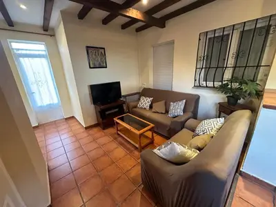 Zona de estar de Casas Rurales La Picotilla y la Guija