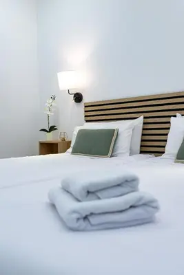Cama o camas de una habitación en Apartamento Diosa Cibeles, Teatro Romano
