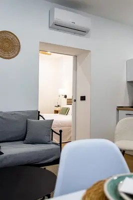 Cama o camas de una habitación en Apartamento Diosa Cibeles, Teatro Romano