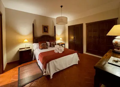 Cama o camas de una habitación en Las Pazuelas