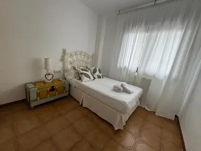 Cama o camas de una habitación en La Pradera de Gredos
