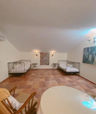 Cama o camas de una habitación en Casa Lares