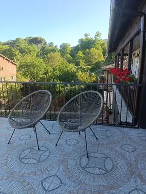 Un balcón o terraza de Casa Rural Rio la Puente