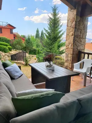 Zona de estar de Casa Rural Villa Rosario