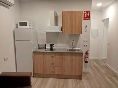 Una cocina o zona de cocina en Los Miliarios