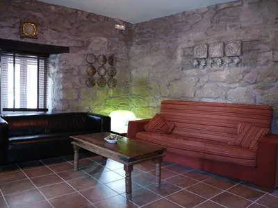 Zona de estar de Solaz del Ambroz