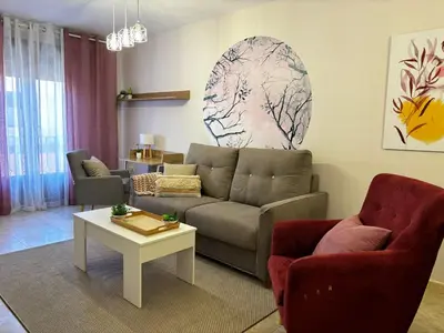Zona de estar de Casita El Gorrión