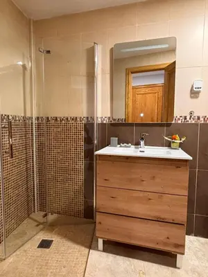 Un baño de Casita El Gorrión