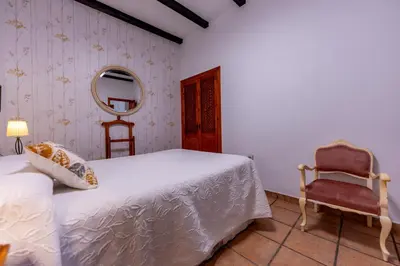 Cama o camas de una habitación en El Cerrillo