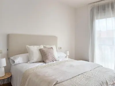 Cama o camas de una habitación en CerezasHomes5