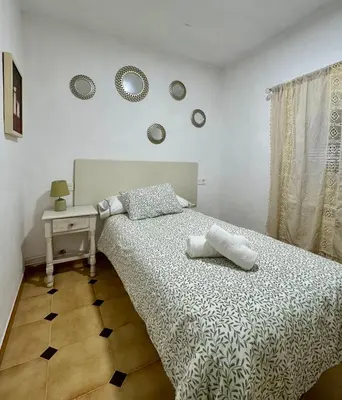 Cama o camas de una habitación en La Granja de Juli