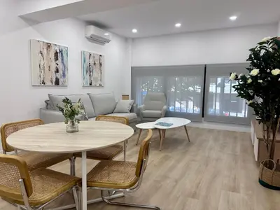 Zona de estar de Apartamentos Paseo de la Estación