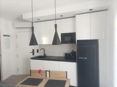 Una cocina o zona de cocina en The Romantic Loft