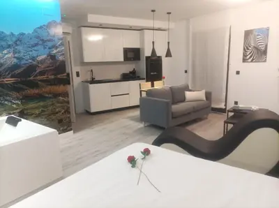 Zona de estar de The Romantic Loft