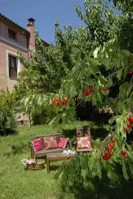 Jardín al aire libre en Apartamentos Rurales Los Vergeles