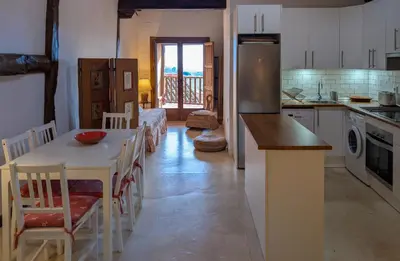 Una cocina o zona de cocina en La Casuca de La Vera