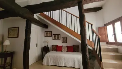 Cama o camas de una habitación en La Casuca de La Vera