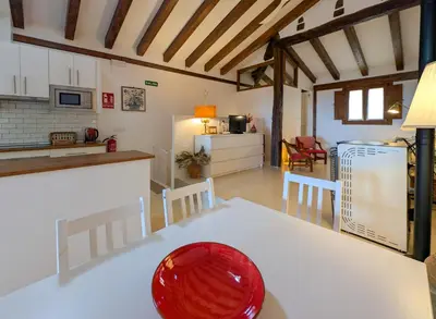 Una cocina o zona de cocina en La Casuca de La Vera