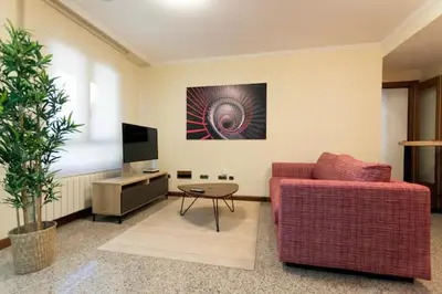 Una televisión o centro de entretenimiento en Casa de la Torre by Salamancavacacional