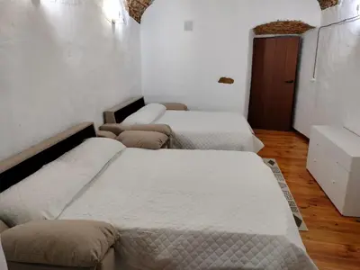 Cama o camas de una habitación en Apartamento turistico Jimena y Mateo RR
