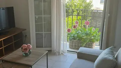 Zona de estar de PUEBLO ENCANTO, Apartamento Rural