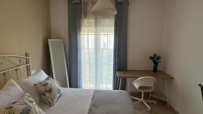 Cama o camas de una habitación en PUEBLO ENCANTO, Apartamento Rural