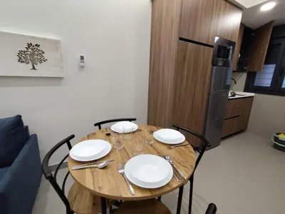 Una cocina o zona de cocina en Apartamentos La Montehermoseña