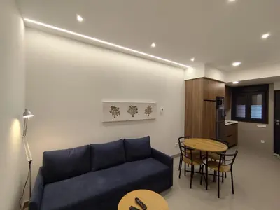 Zona de estar de Apartamentos La Montehermoseña