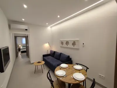 Zona de estar de Apartamentos La Montehermoseña