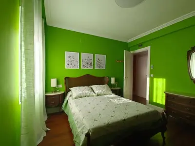 Cama o camas de una habitación en Casa Perulo