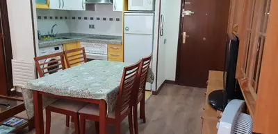 Una cocina o zona de cocina en Apartamentos Salamanca Puerta Zamora, Centro, Wifi con salón y 2 dormitorios, Parking