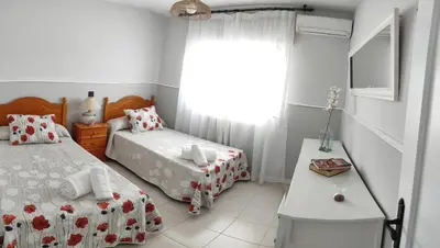 Cama o camas de una habitación en Casa Felipe