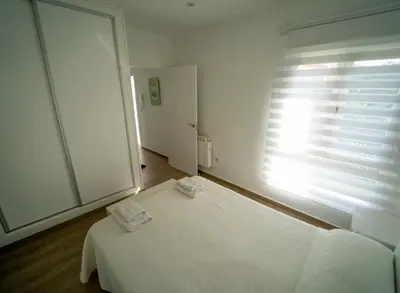 Cama o camas de una habitación en Apartamento San Miguel Nº1
