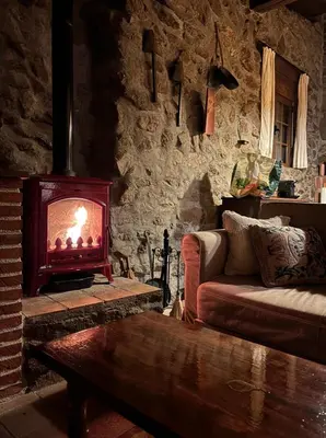 Zona de estar de Casa Rural Los Cuartos de Gredos