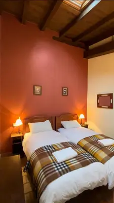 Cama o camas de una habitación en Casa Rural Los Cuartos de Gredos