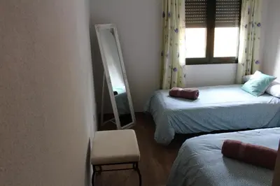Cama o camas de una habitación en La Cañada