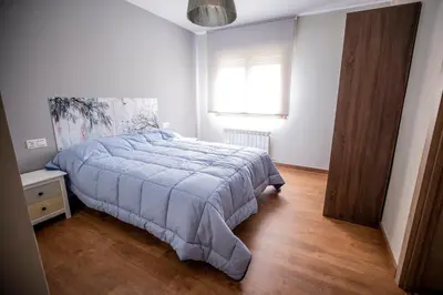 Cama o camas de una habitación en Casa Rural Mario