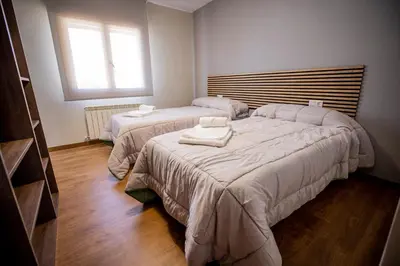 Cama o camas de una habitación en Casa Rural Mario