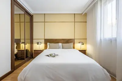 Cama o camas de una habitación en Rio Apartment by Olala Homes
