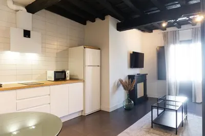 Una cocina o zona de cocina en La Antigua Fonda Relator