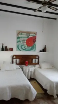 Cama o camas de una habitación en El Cercón de Candelo