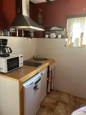 Una cocina o zona de cocina en El Cercón de Candelo