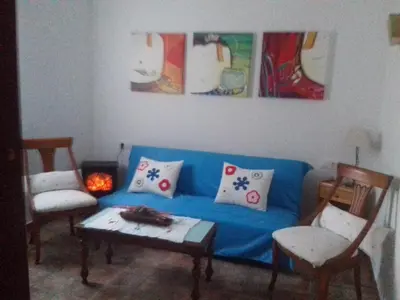 Zona de estar de El Cercón de Candelo