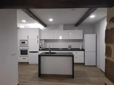 Una cocina o zona de cocina en Apartamento turístico Qué será, será