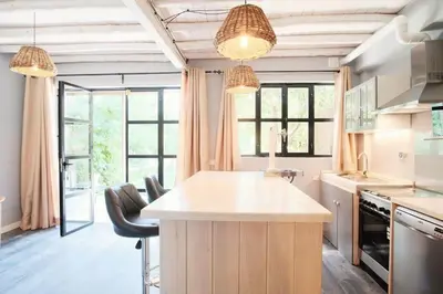 Una cocina o zona de cocina en La Casa del Jardín