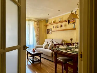 Zona de estar de Apartamento Boutique Plaza Mayor