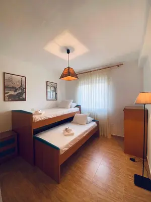 Cama o camas de una habitación en Guadarrama