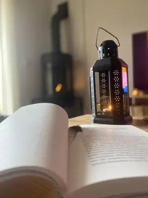 Biblioteca en el apartamento