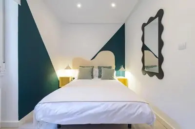 Cama o camas de una habitación en APT - Plaza Mayor of Ávila - 1 min Alcazar